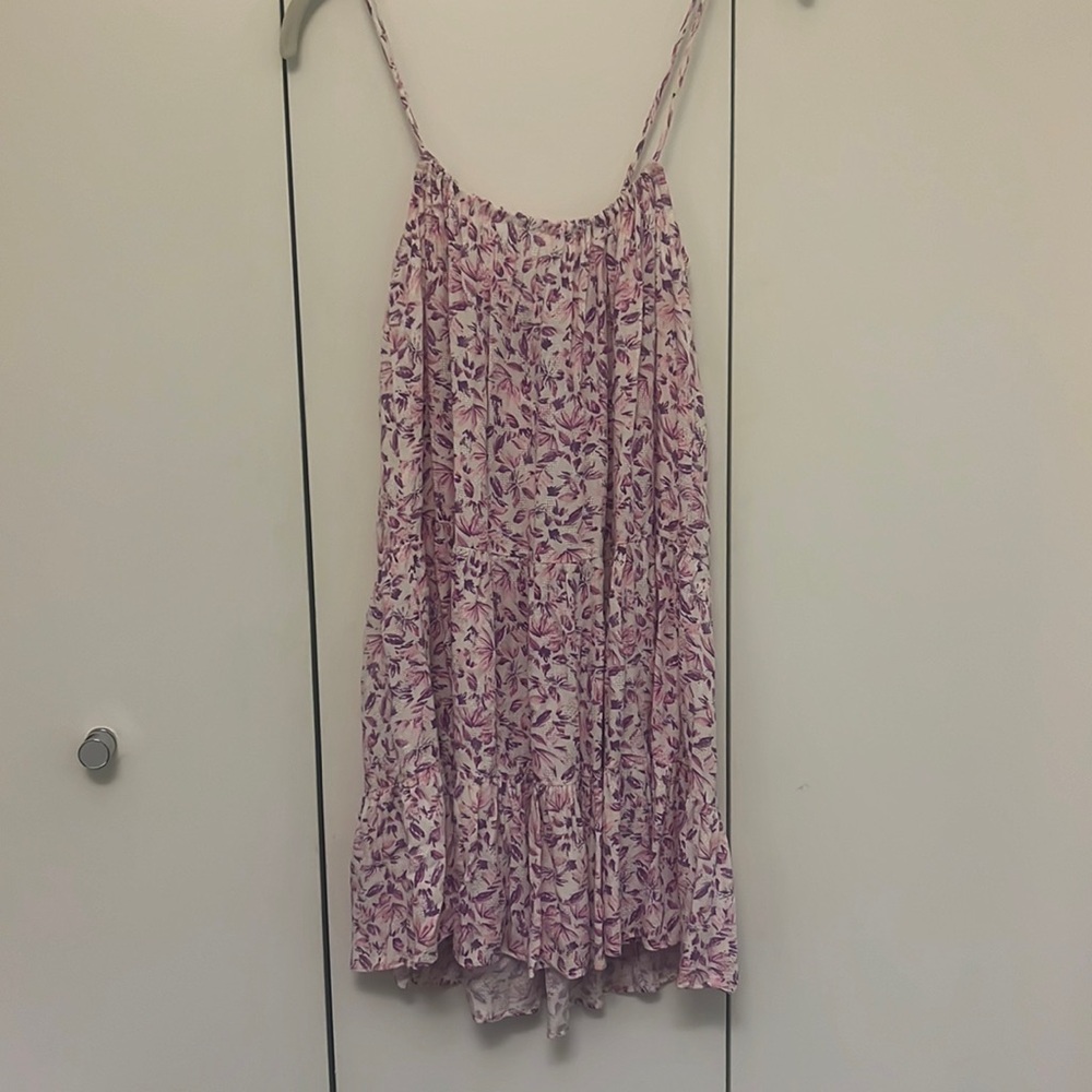Pink and purple sun dress, adjustable straps
